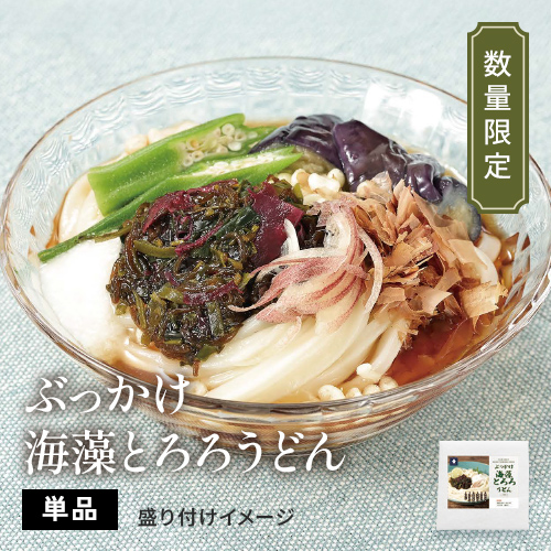 【数量限定】ぶっかけ海藻とろろうどん（単品）