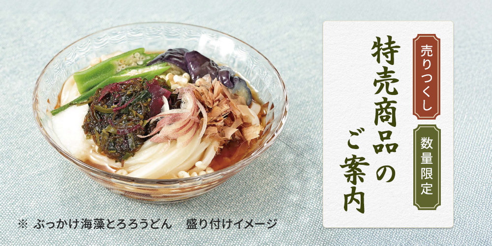 在庫売り尽くし！特売商品のご案内